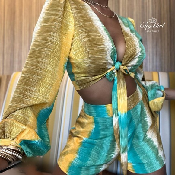 Pina Colada Short Set (LAST ONE) - Picture 1 of 5